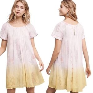 Anthropologie HD in Paris Dipped Chroma Swing Dress